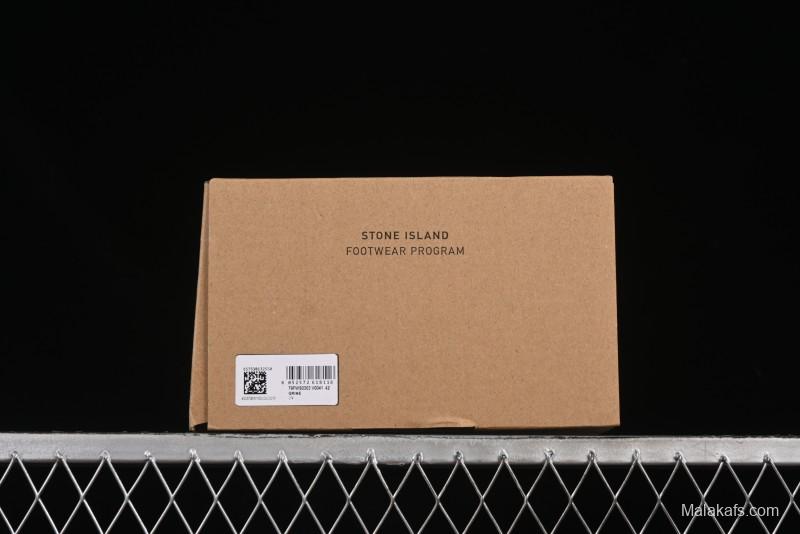 Stone Island Grime Panelled Low-Top Lifestyle Sneakers - 79FWS0303