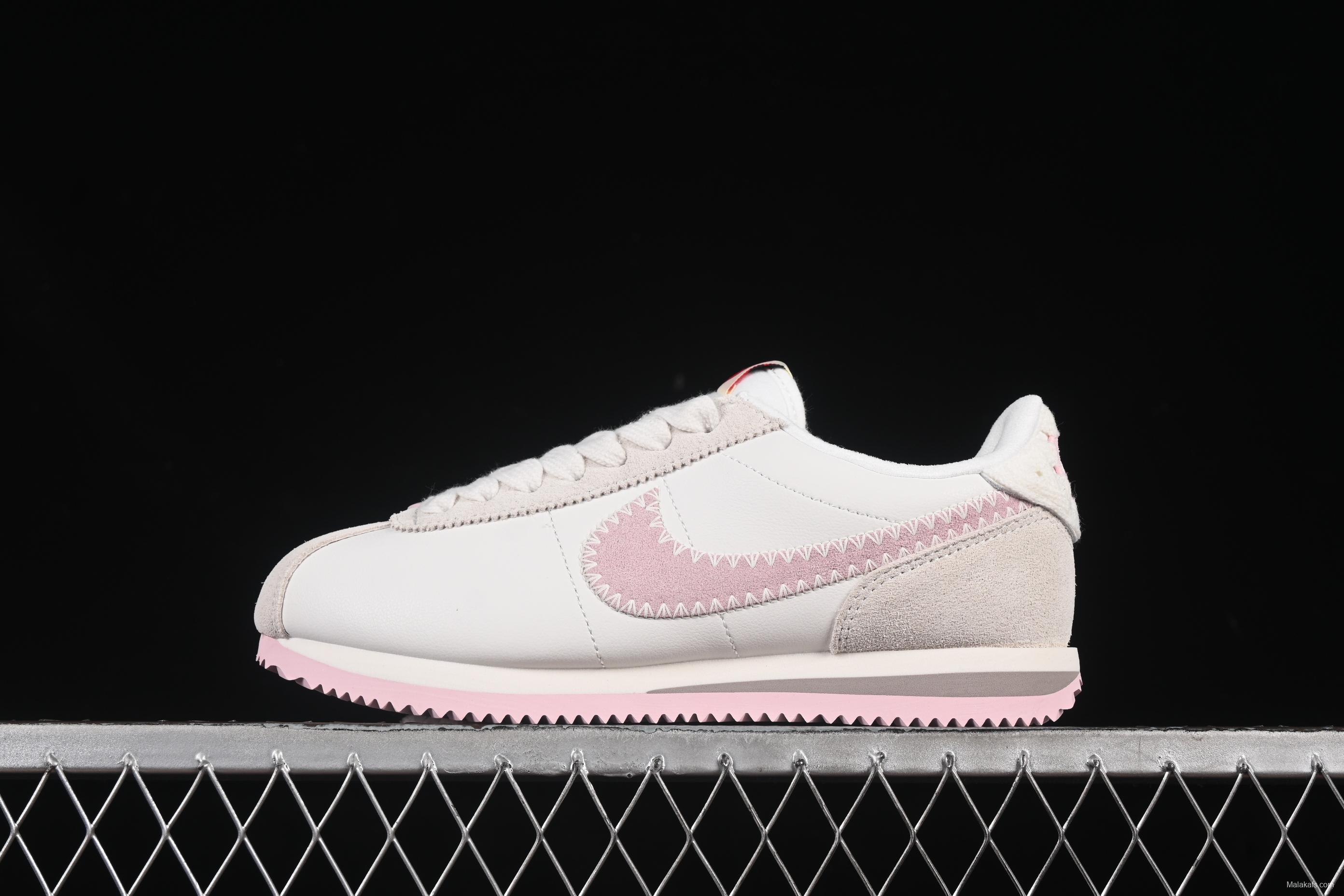 Nike Classic Cortez Leather Valentine's Day Forrest Gump Retro Original Leather Running Shoes - HV6012-161