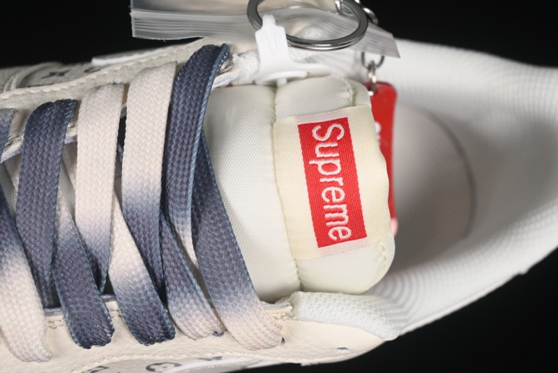 Nike Air Force 1 '07 Low Supreme Collaboration Dual-Tone Grey Print Casual Sneakers - HH7518-077