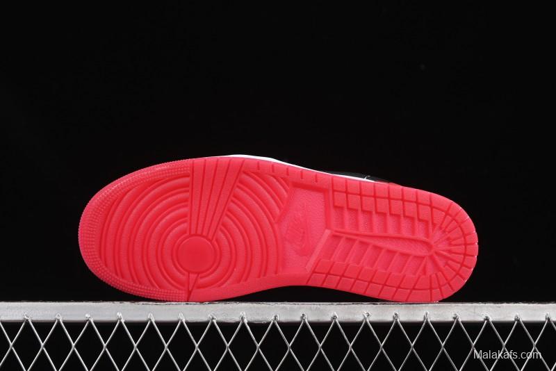 Nike Air Jordan 1 Low "White Black Gym Red" Retro Casual Sneakers - IB8971-106