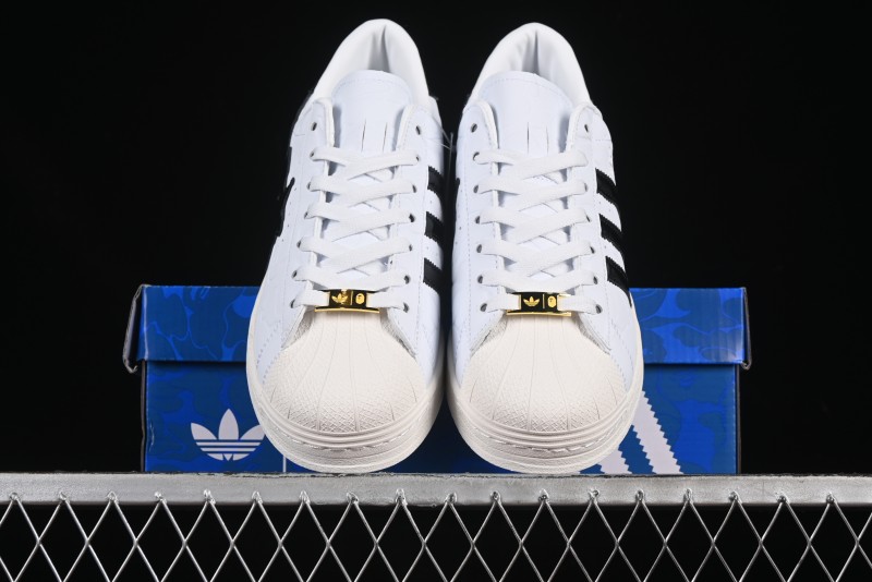 Adidas Bape Superstar JR2701 Shell Toe Casual Sneakers - JR2701
