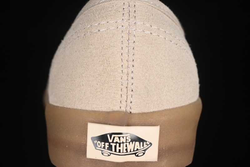 Vans Premium Authentic Suede Retro Sneakers with Translucent Rubber Sole - VN000CRQBYS