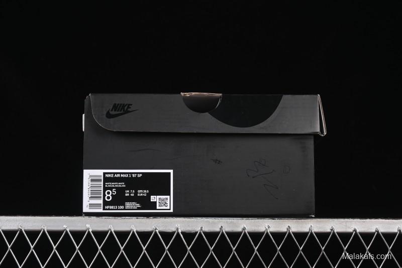 Nike Air Max 1 Retro Running Shoes with Half-Sole Air Cushion - HF8813-100