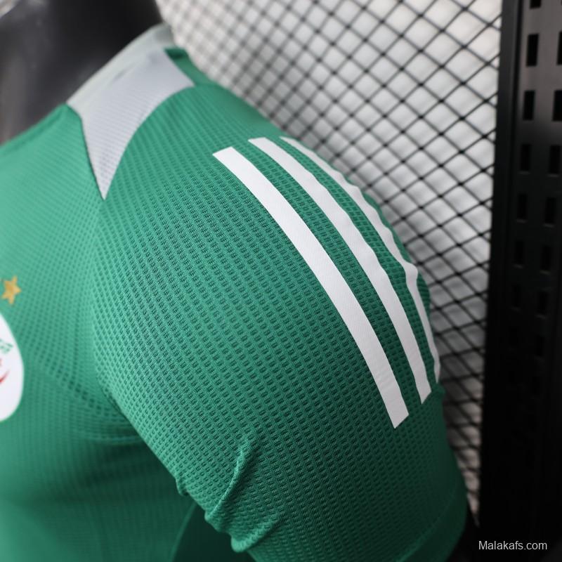 Player Version 2025 Algeria Green with Solid Color Jersey