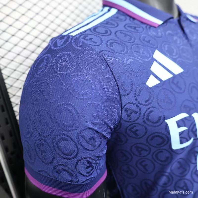 Player Version 25/26 Arsenal Blue with Geometric Pattern Jersey