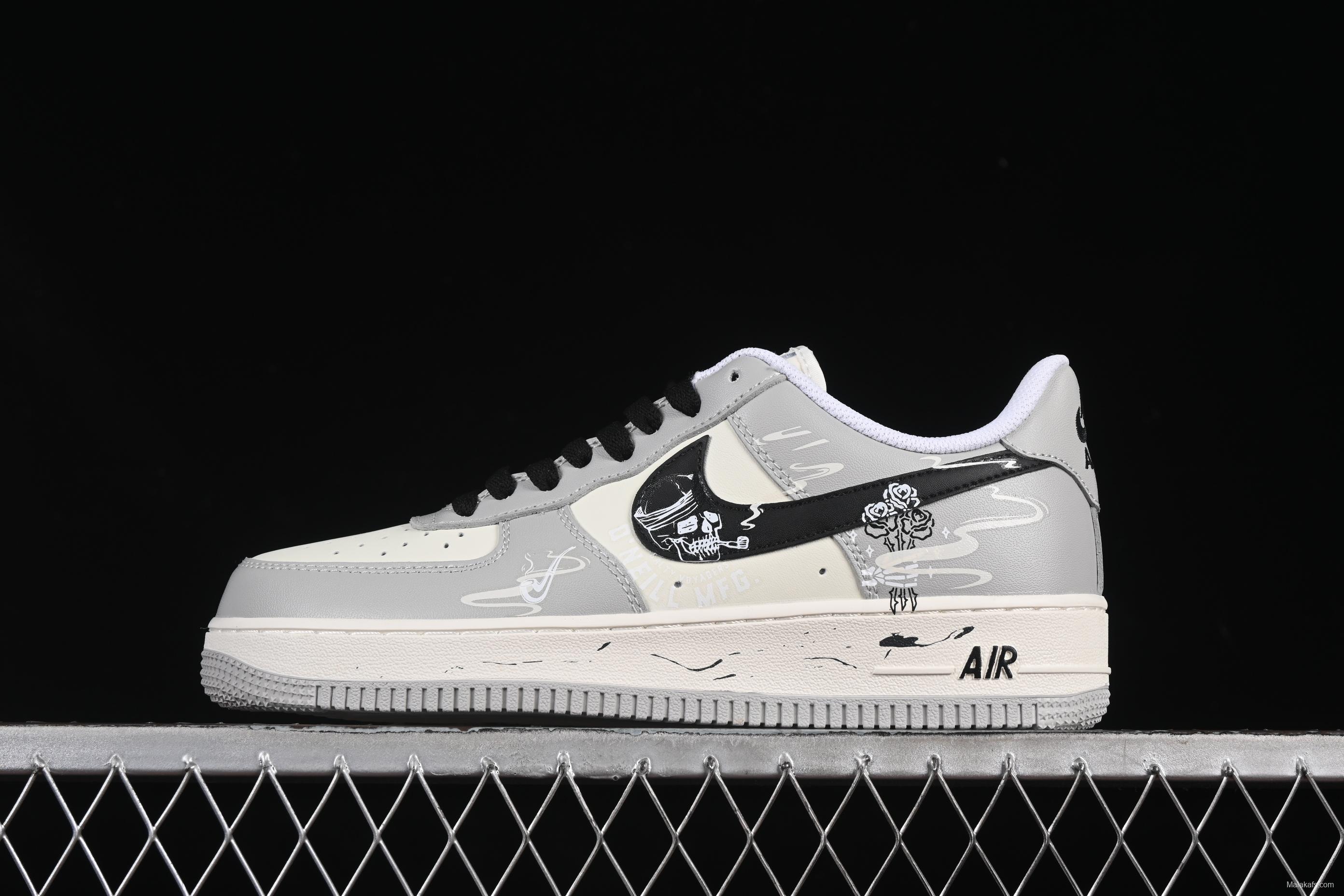 Nike Air Force 1 '07 Low "Quit Smoking" Custom Sneakers - DO7471-991