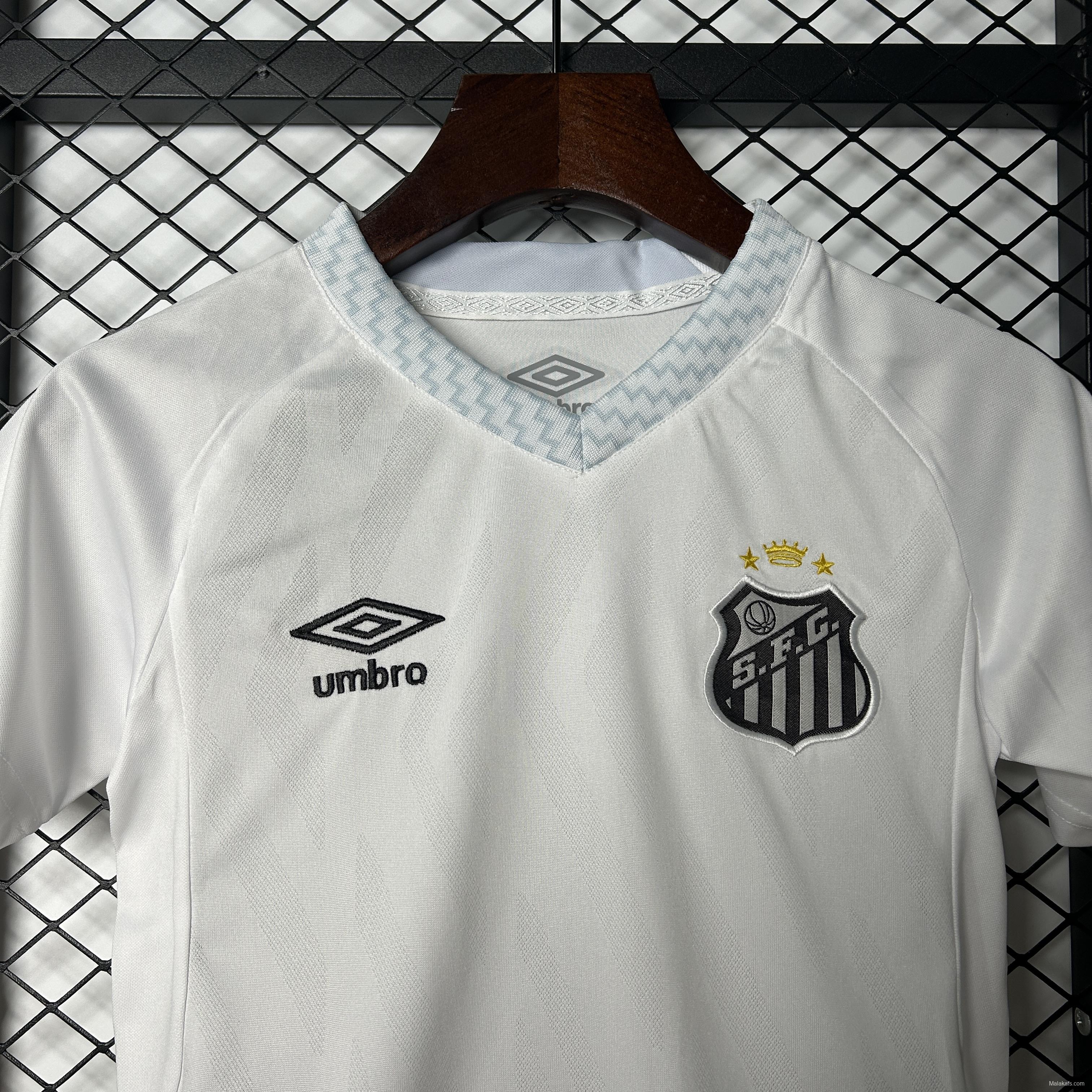 25/26 Kids Santos Home Size 16-28 Jersey