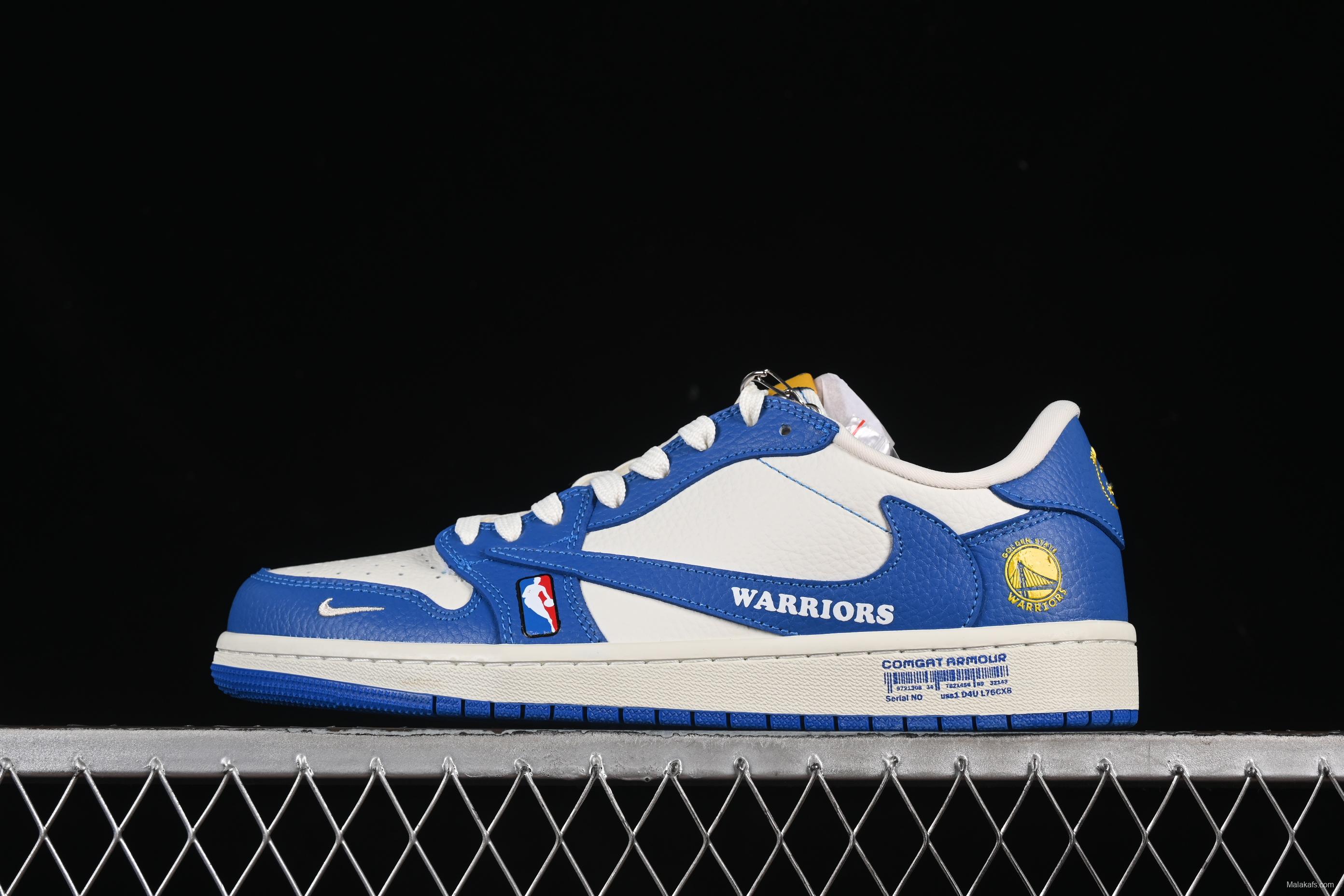 Nike Travis Scott x Fragment Design x Air Jordan 1 Low OG SP AJ1 Collaboration Casual Sneakers - SC9207-025