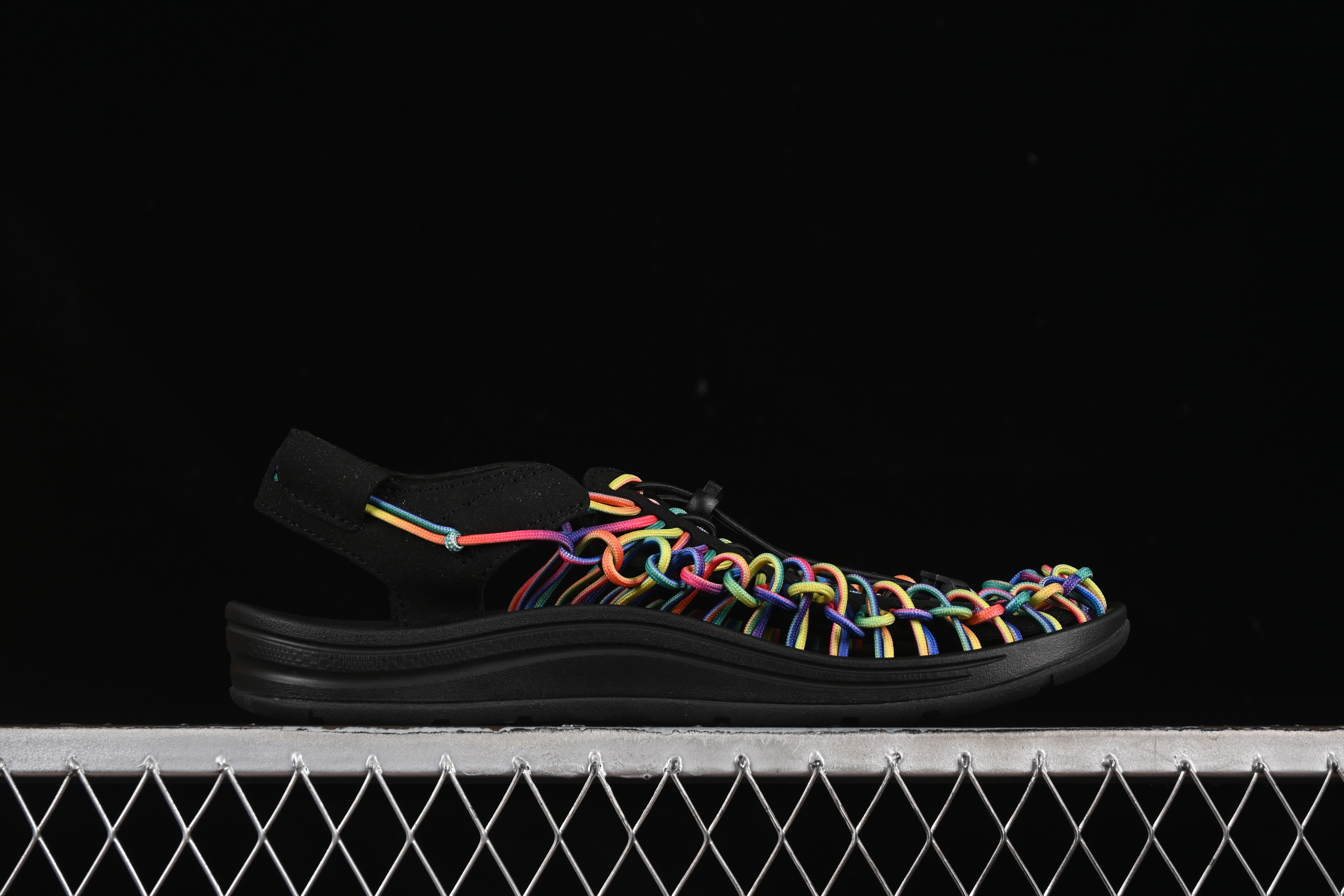 Keen Uneek Flat-M Woven Elastic Strap Outdoor Water Sports Sandals - 1025171