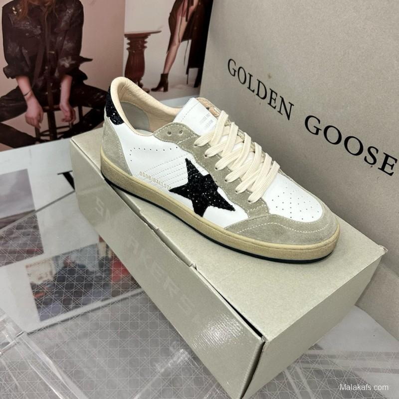 2024 Unisex GGDB White Black Suede Leather Sneakers MJ00260