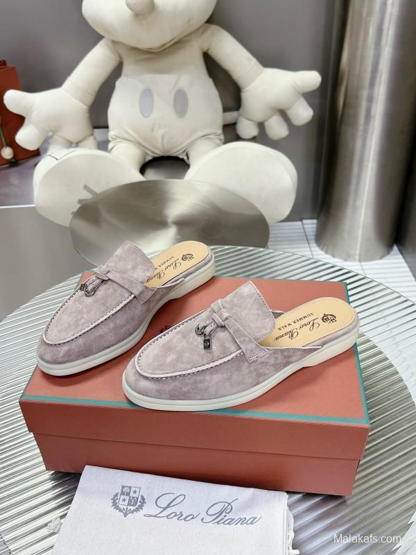 2024 Slippers LP gray suede slip-on MJ00270