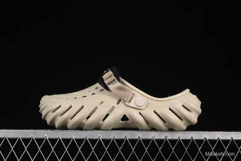 Crocs Bobs Flat Heel Closed Toe Slip-On Beach Clog Sandals