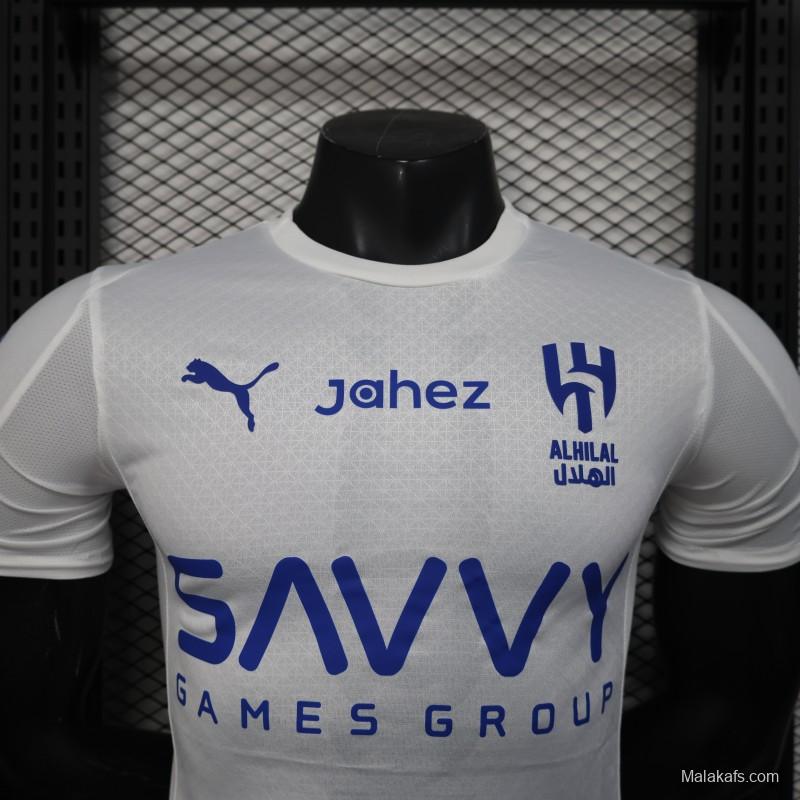 Player Version 25/26 Al-Hilal Away WHITE Jersey