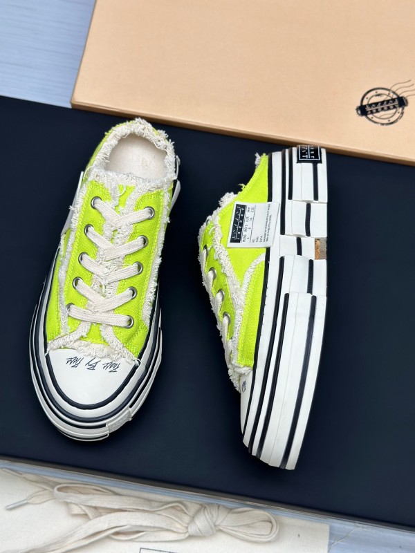 2025 Unisex XVESSEL Yellow White Canvas Plimsolls Vulcanized AS00240
