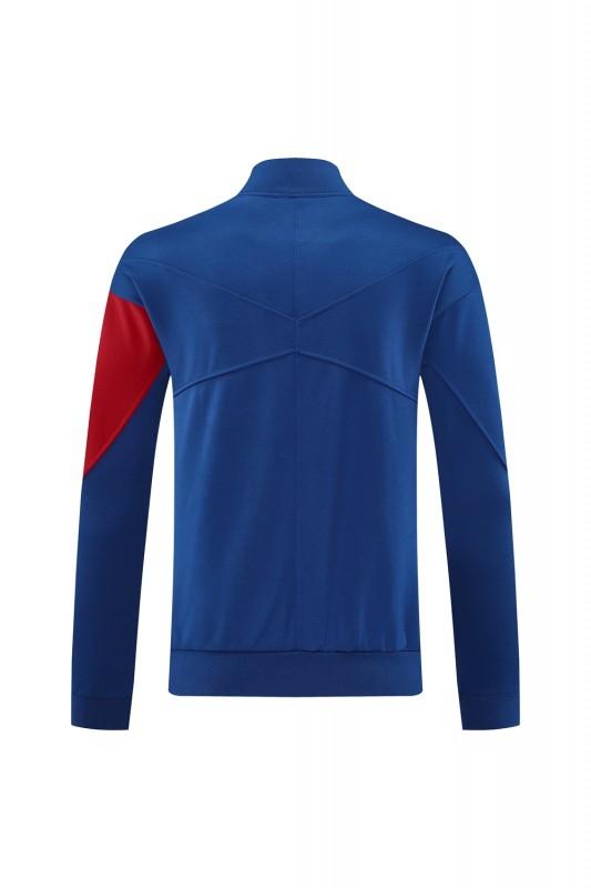 25/26 PSG Blue Full Hoodie Zipper Jacket +Long Pants