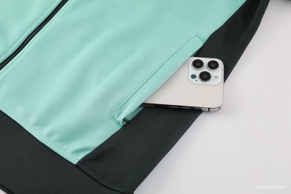 2025 Adidas Dark Grey Full Zipper Jacket +Long Pants