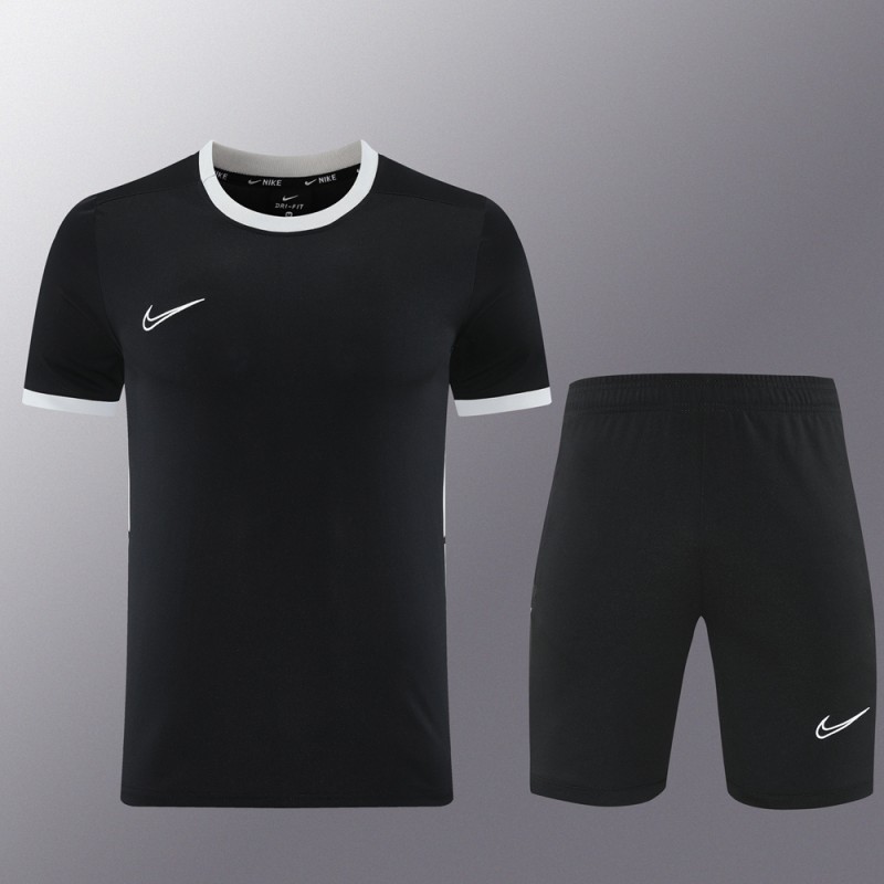 2025 NIKE Black Short Sleeve Jersey + Shorts