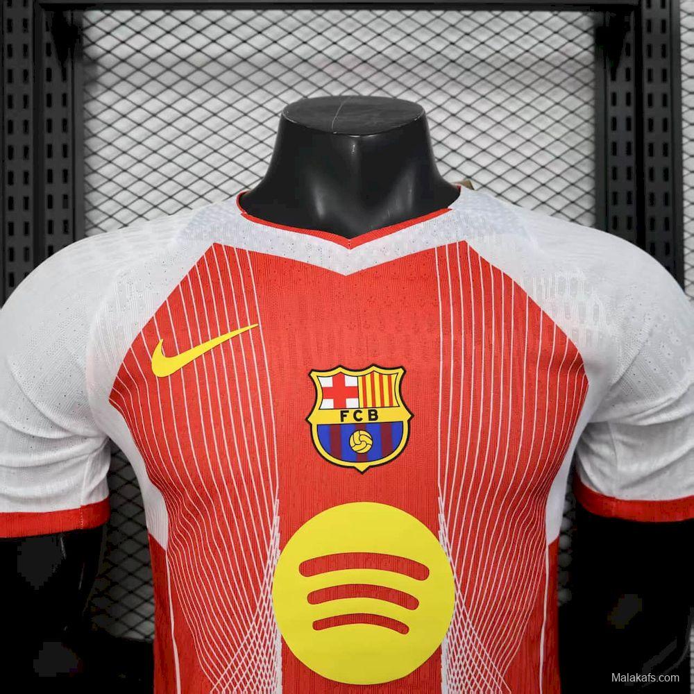 2025/26 Player Version Barcelona Orange Special Edition Jersey