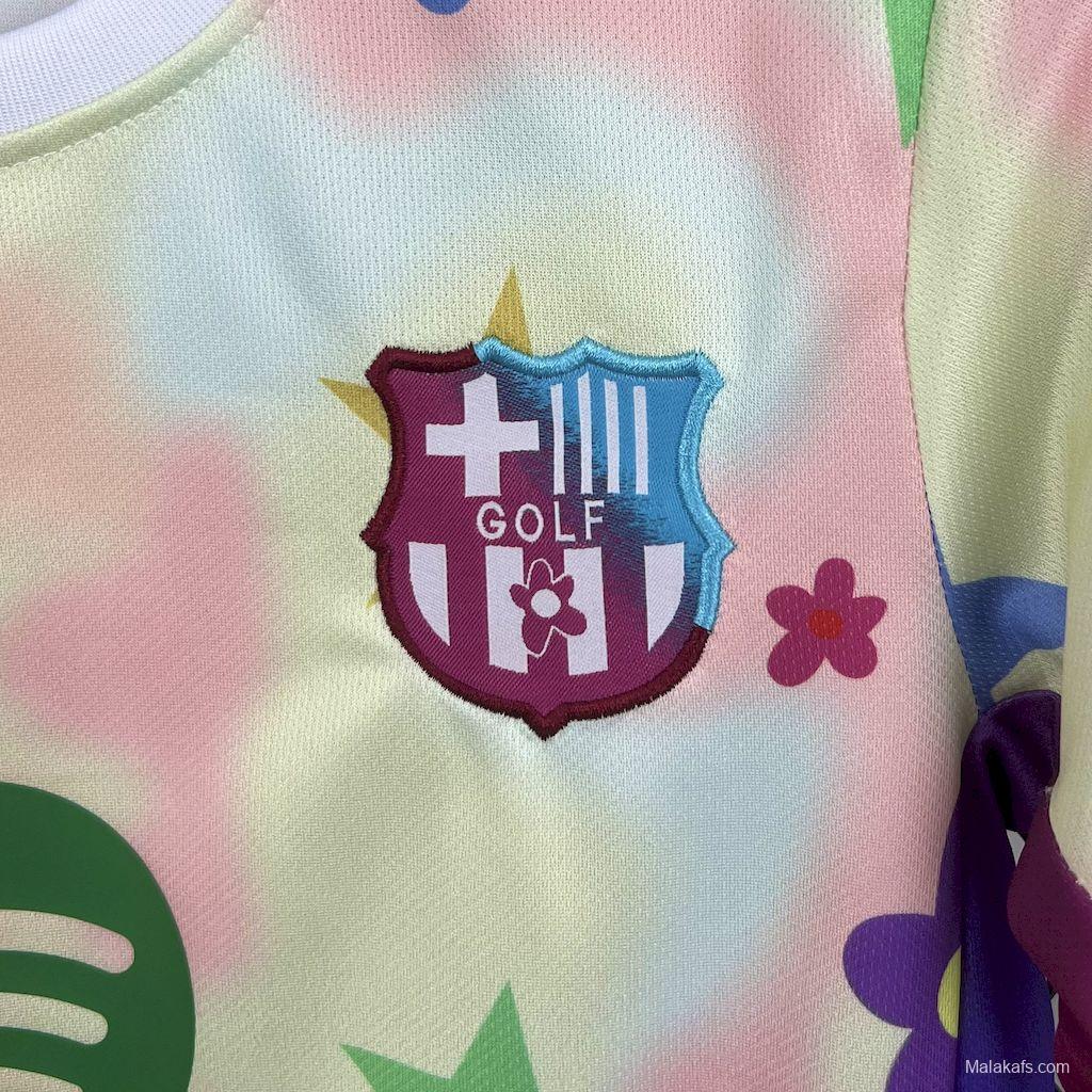 2025/26 KidsBarcelona Flower Special Edition Jersey