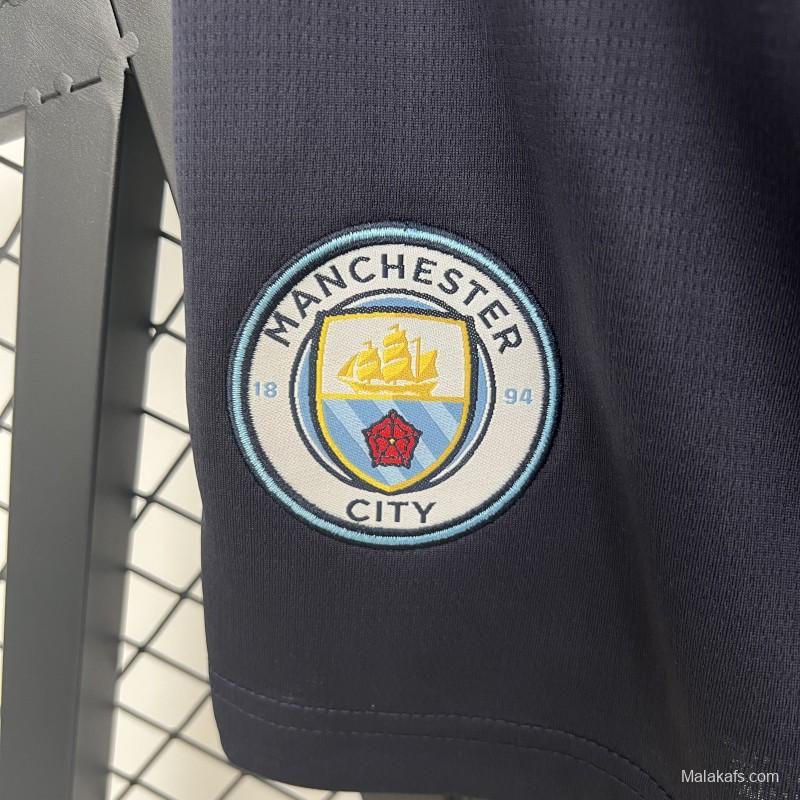 25/26 Manchester City Black Shorts