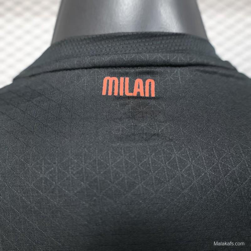 Player Version 25/26 AC Milan Home Long Sleeve Jersey