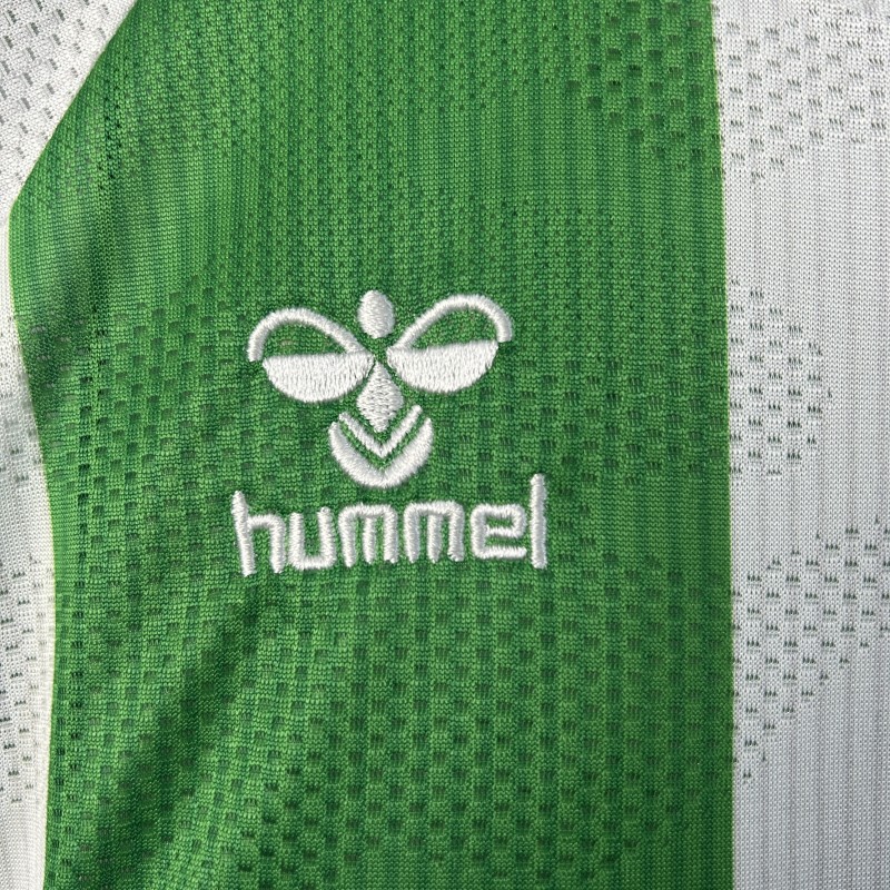 25/26 Kids Real Betis Home Size 16-28 Jersey