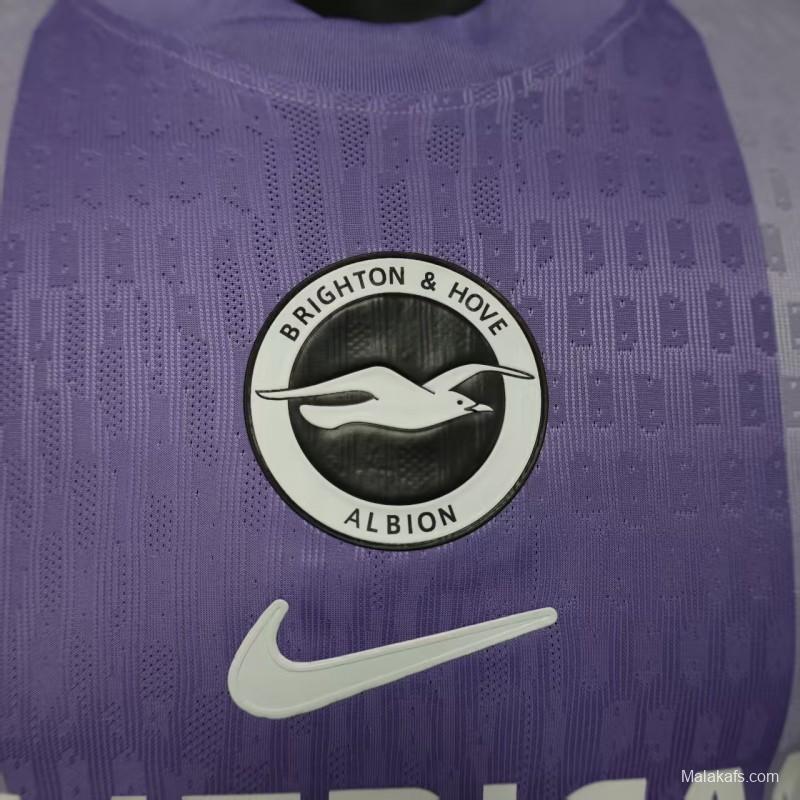 Player Version 25/26 Brighton Hove Albion Away Jersey