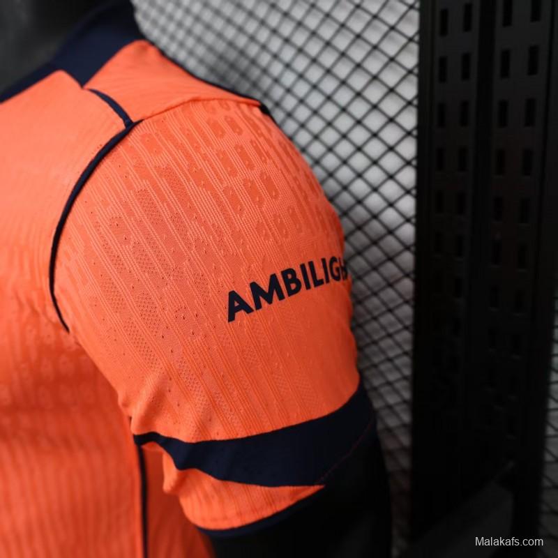 Player Version 25/26 Barcelona Third  Orange Jersey