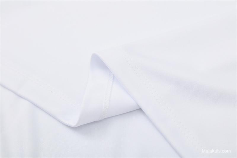 Retro 04/05 AC Milan White Half Zipper Jacket