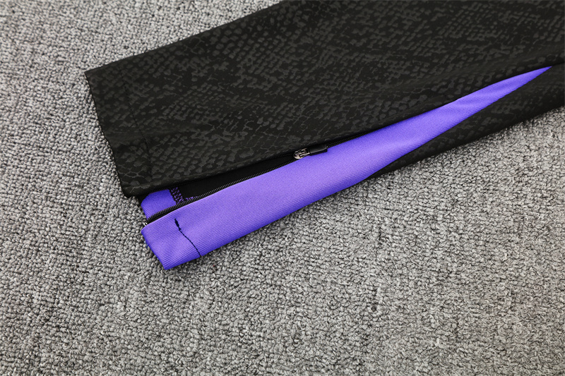 25/26 Barcelona Purple Joint Edition Half Zipper Jacket+Long Pants