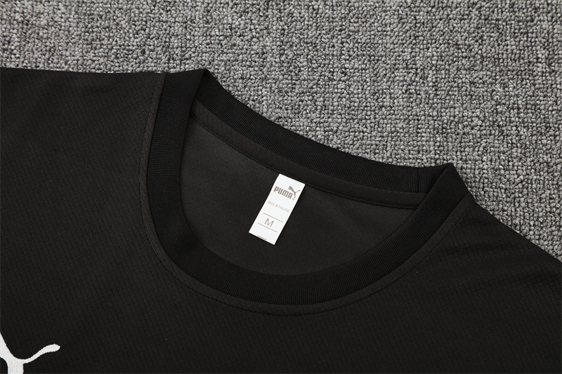 25/26 Manchester City Black with XS Short Sleeve+Soccer Shorts