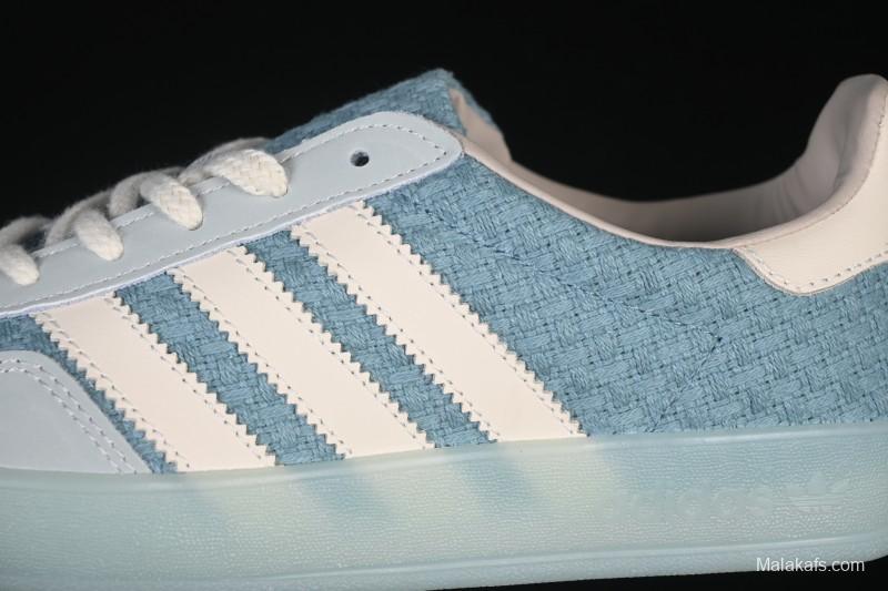 Adidas Originals Gazelle Indoor Retro Casual Slip-Resistant Wear-Resistant Low-Top Skate Shoes - JR8852