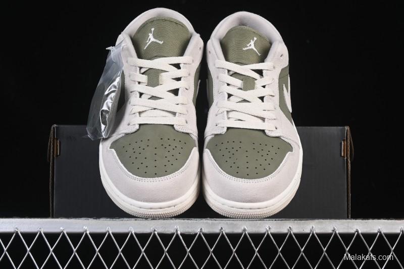 Nike Air Jordan 1 Low AJ1 Mint Green Low-top Casual Lifestyle Sneakers - HV4089-201