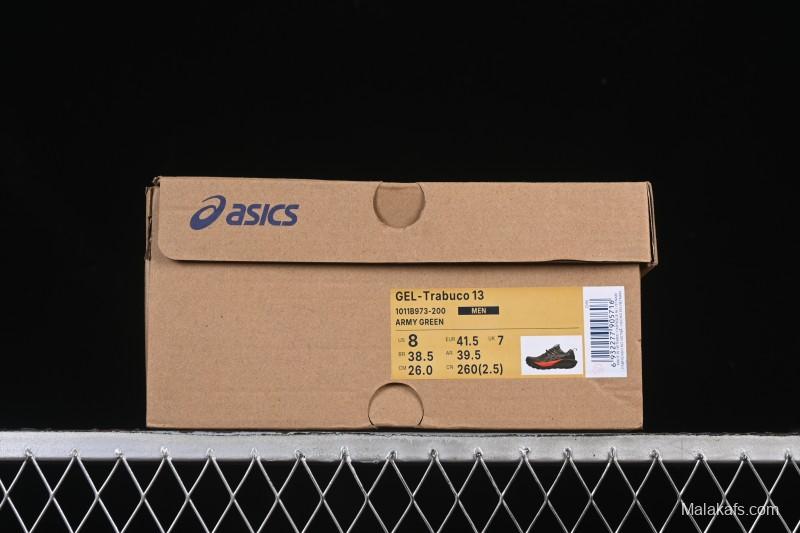 Asics Gel-Trabuco 13 Retro Breathable Cushioned Men's Running Shoes - 1011B973-200