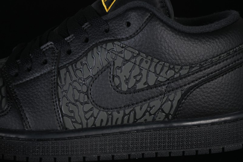 Nike Air Jordan 1 Low Elephant Print Casual Sneakers - IM6568-010