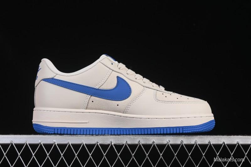 Nike Air Force 1 '07 Low LV Collaboration Mesh Panel Light Blue Low-Top Casual Sneakers - QW5836-025