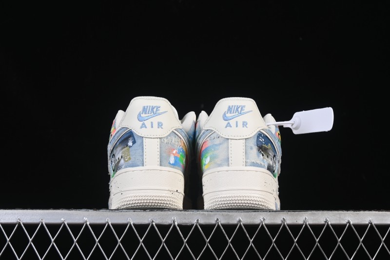 Nike Air Force 1 '07 Low Fantasy Cowboy Hand-Drawn Graffiti Casual Sneakers - CW1888-116
