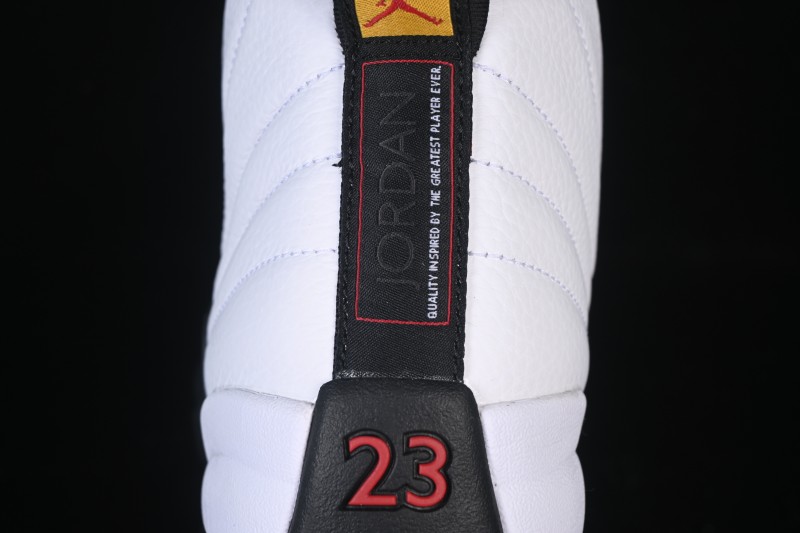Nike Air Jordan 12 Retro Taxi Gold Buckle Basketball Shoes - CT8013-117