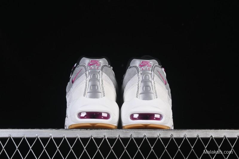 Nike Air Max 95 Retro Cushioned Running Shoes with Air-Sole Unit - HF7545-100