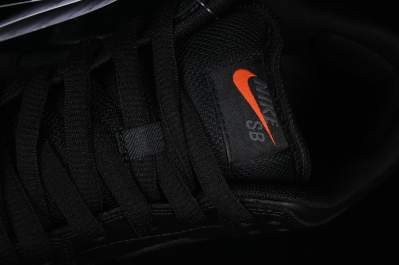 Nike SB Dunk Low Pro ISO Triple Black Skate Shoes - FJ1674-001