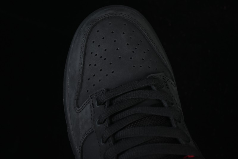 Nike Supreme x Nike SB Dunk Low Ocean Fog Limited Edition Black Warrior Low Top Casual Skate Shoes - HQ8487-001