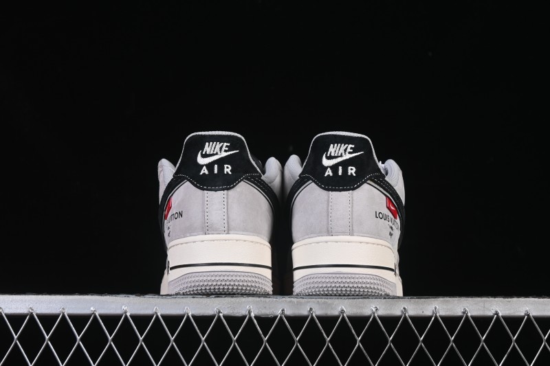 Nike Air Force 1 '07 Low LV Collaboration Pig Eight Rice Gray Black Casual Sneakers - MZ9588-810