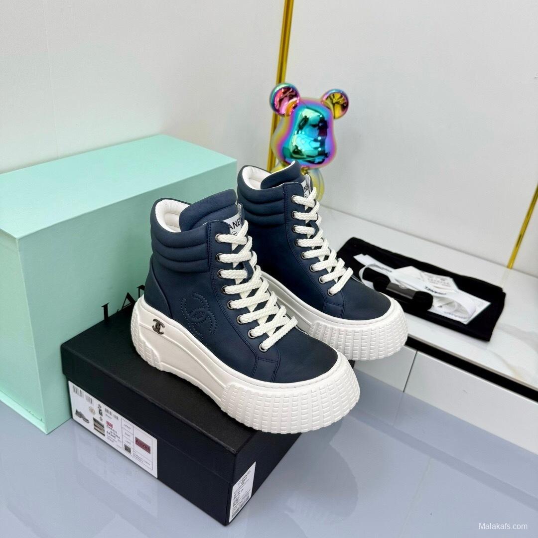 Chanel 2025 SS Short Boots Essential Fall Winter Heavy Duty Style - LY00400