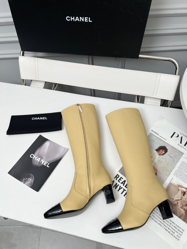 Chanel 2025/SS Double C High Heel Fashion Boots - LY00370/LY00400