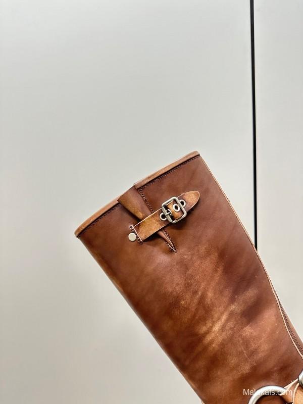 Miu Miu Fall/Winter 2025 Limited Edition Punk Style Martin Boots - LY00500