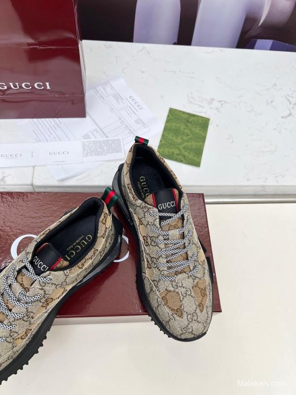 Gucci 2025/SS Series 2.0 Sneakers with Reflective Stripes and Retro Design - LY00320