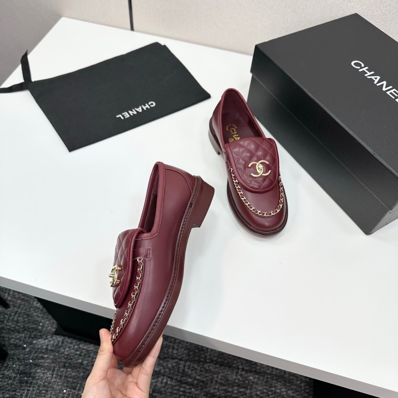 Chanel Classic Flap Chain CC Buckle Loafers - LY00320
