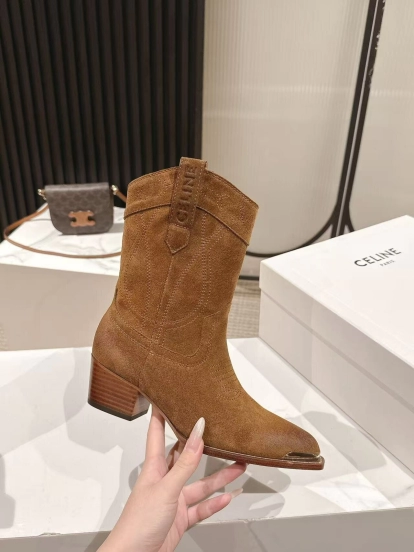 CELINE Fashion Boots 2025 SS Collection with Arch of Triumph Logo - LY00440