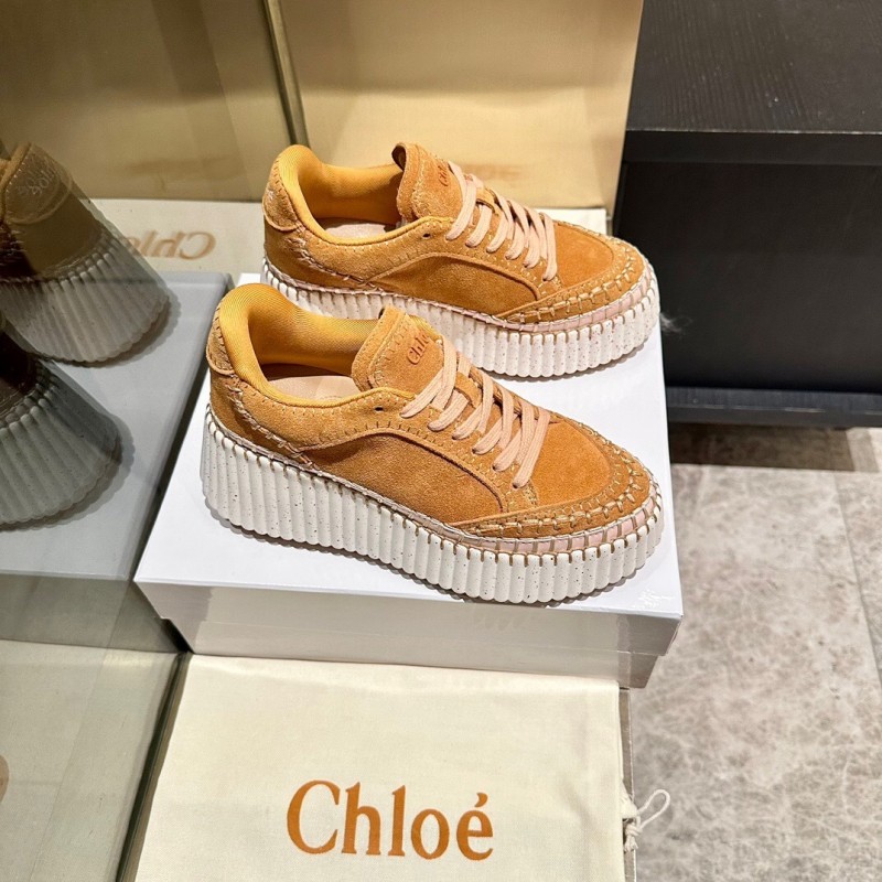 Chloe 2025/SS Hand-Stitched Casual Shoes - LY00350