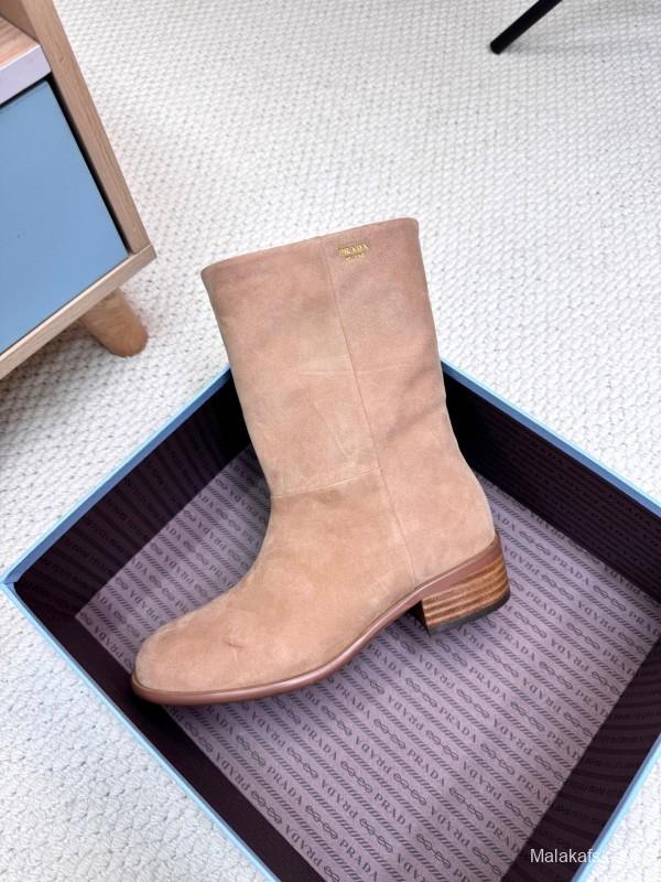 Prada 2025 SS Mid Boots - LY0370